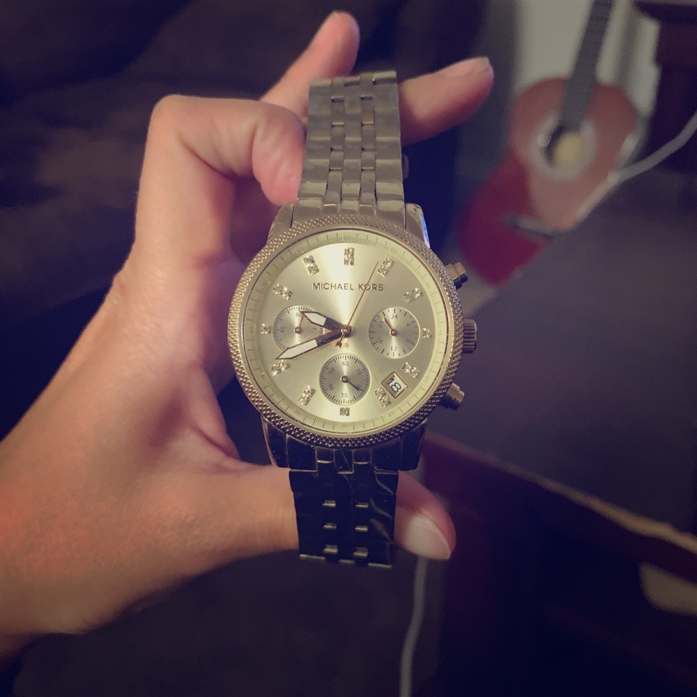 Gold Michael Kors women’s watch